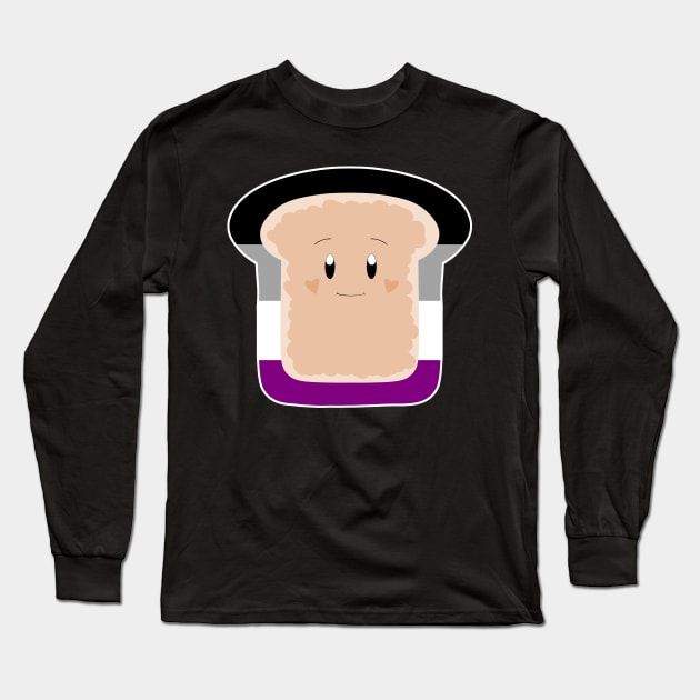 Asexual Pride Toast Long Sleeve T-Shirt by celestialuka